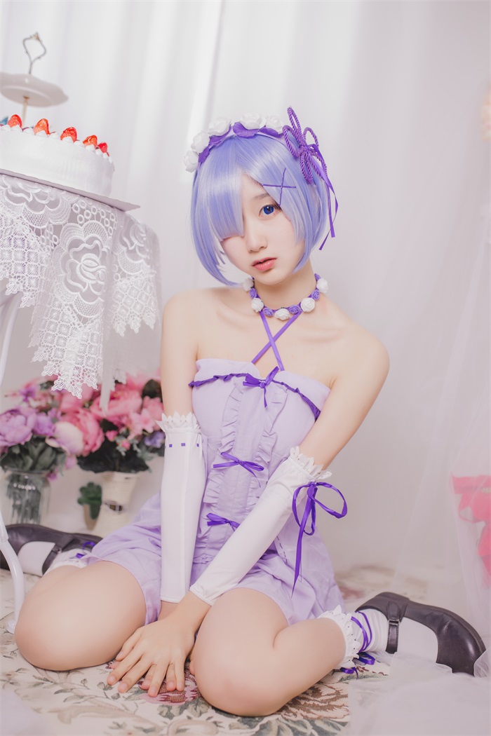 网红Coser@木绵绵OwO - 雷姆生日 [24P/152MB] 网红写真-第1张