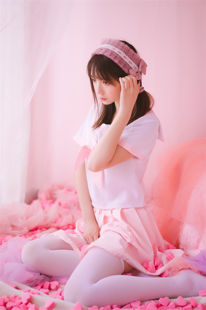 网红Coser@疯猫ss – 丝袜狂想曲(粉) [54P/623MB] 网红写真-第1张