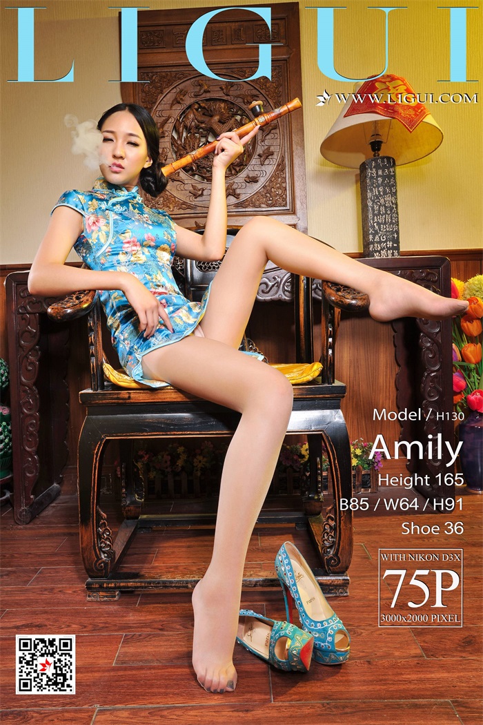 [Ligui丽柜] 2018.08.07 网络丽人 Model Amily [75+1P/60MB] Ligui丽柜-第1张