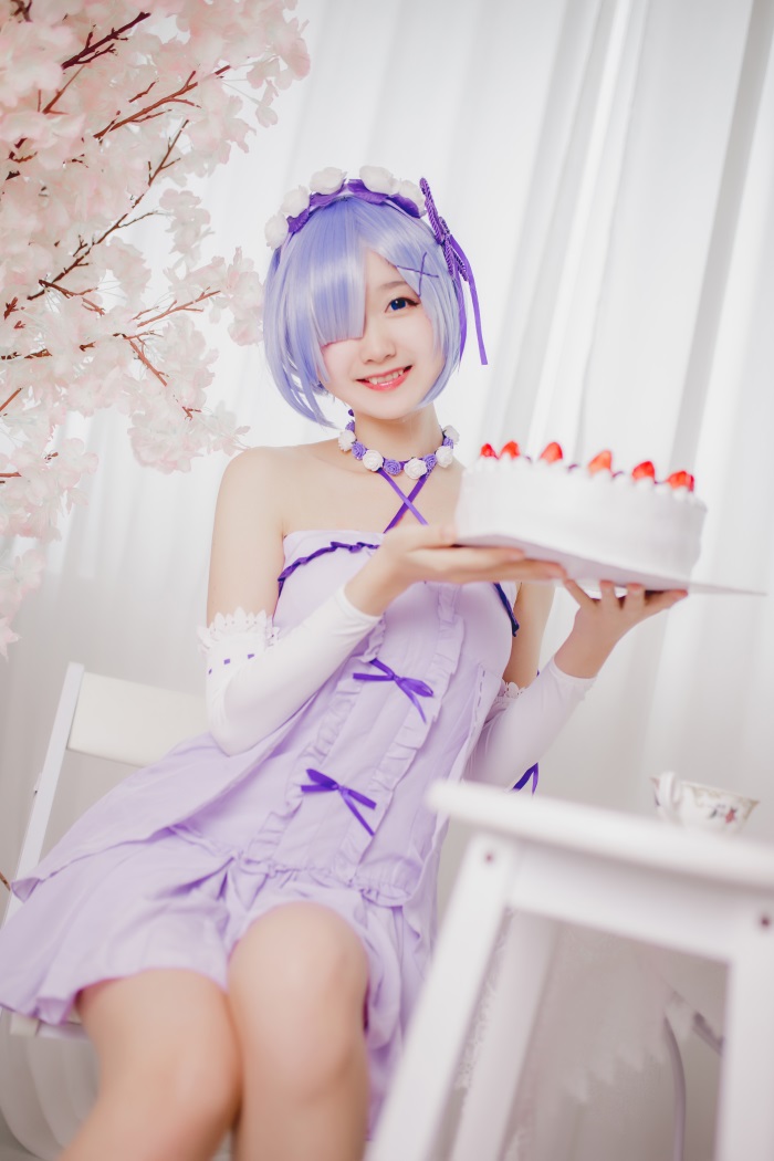 网红Coser@木绵绵OwO - 雷姆生日 [24P/152MB] 网红写真-第2张