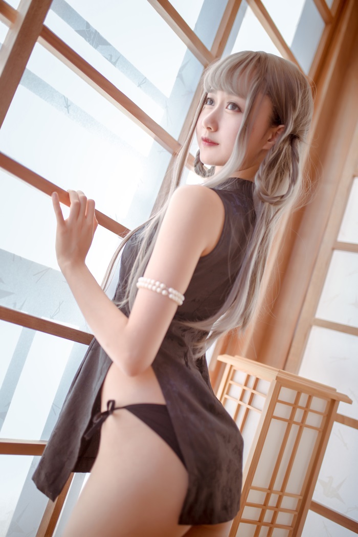 网红Coser@木绵绵OwO &小野妹子-魔女旗袍 [24P/204MB] 网红写真-第3张