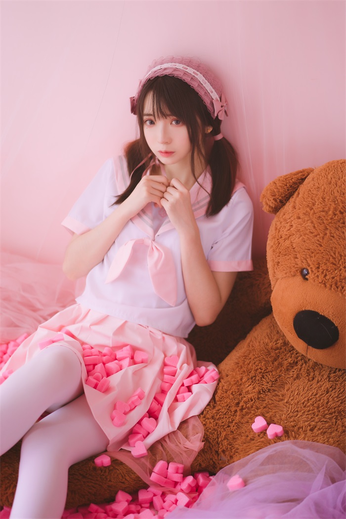 网红Coser@疯猫ss – 丝袜狂想曲(粉) [54P/623MB] 网红写真-第3张