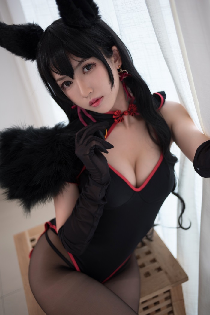 网红Coser@鳗鱼霏儿 - 兽耳 黑丝 [13P/103MB] 网红写真-第1张