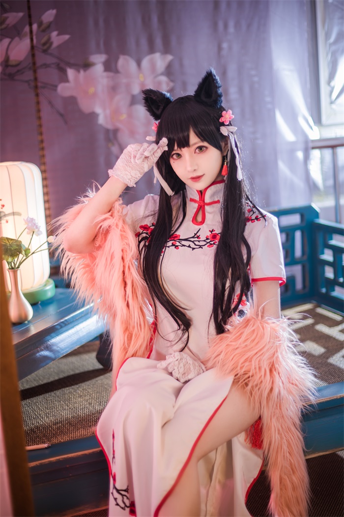 人气动漫Coser@Shika小鹿鹿 爱宕旗袍[30P/63MB] 网红写真-第1张