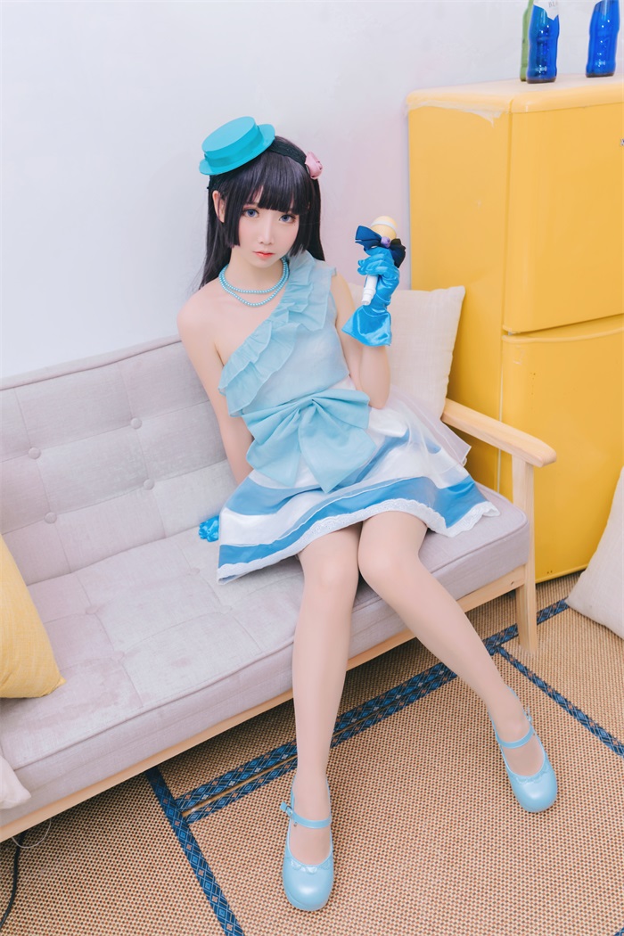 人气动漫Coser@面饼仙儿 打歌服黑猫[12P/128MB] 网红写真-第2张