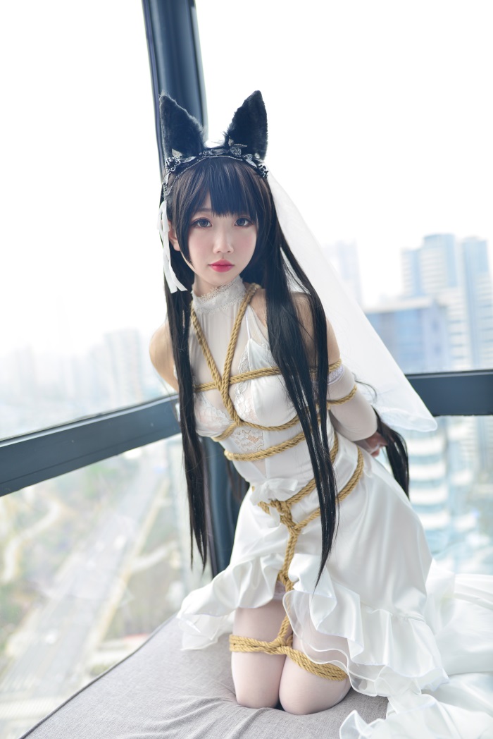 网红Coser@雪琪-爱宕婚纱 [38P/366MB] 网红写真-第2张