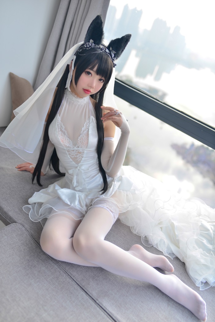 网红Coser@雪琪-爱宕婚纱 [38P/366MB] 网红写真-第1张