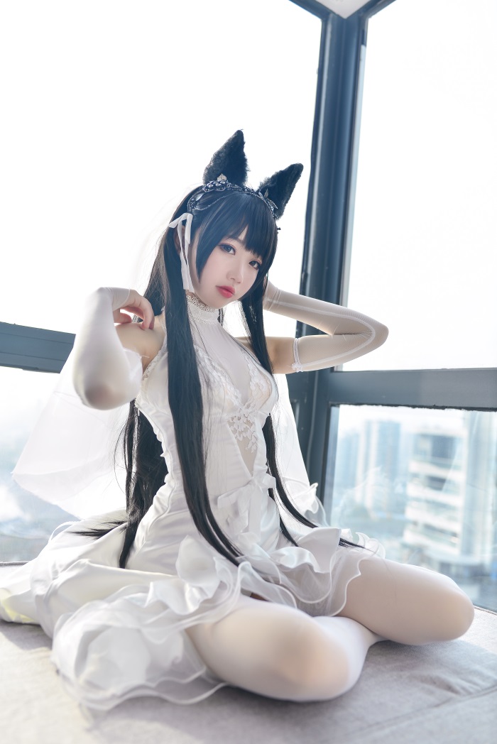 网红Coser@雪琪-爱宕婚纱 [38P/366MB] 网红写真-第3张