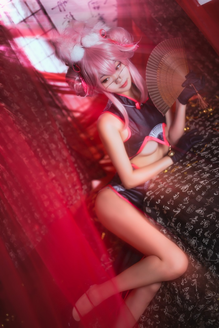 动漫Coser@-黑川-杀阶旗袍 柯杨斯卡娅 [12P/300MB] 网红写真-第2张