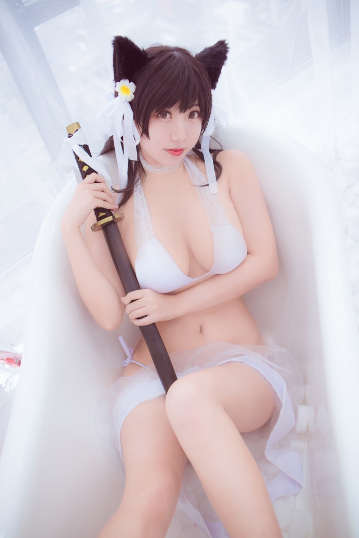 微博红人动漫Coser@-黑川-爱宕泳衣 [15P/100MB] 网红写真-第2张