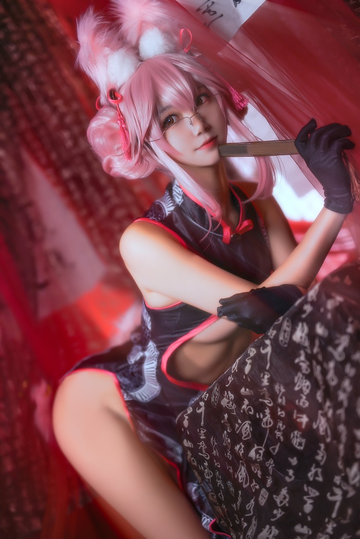 动漫Coser@-黑川-杀阶旗袍 柯杨斯卡娅 [12P/300MB] 网红写真-第3张