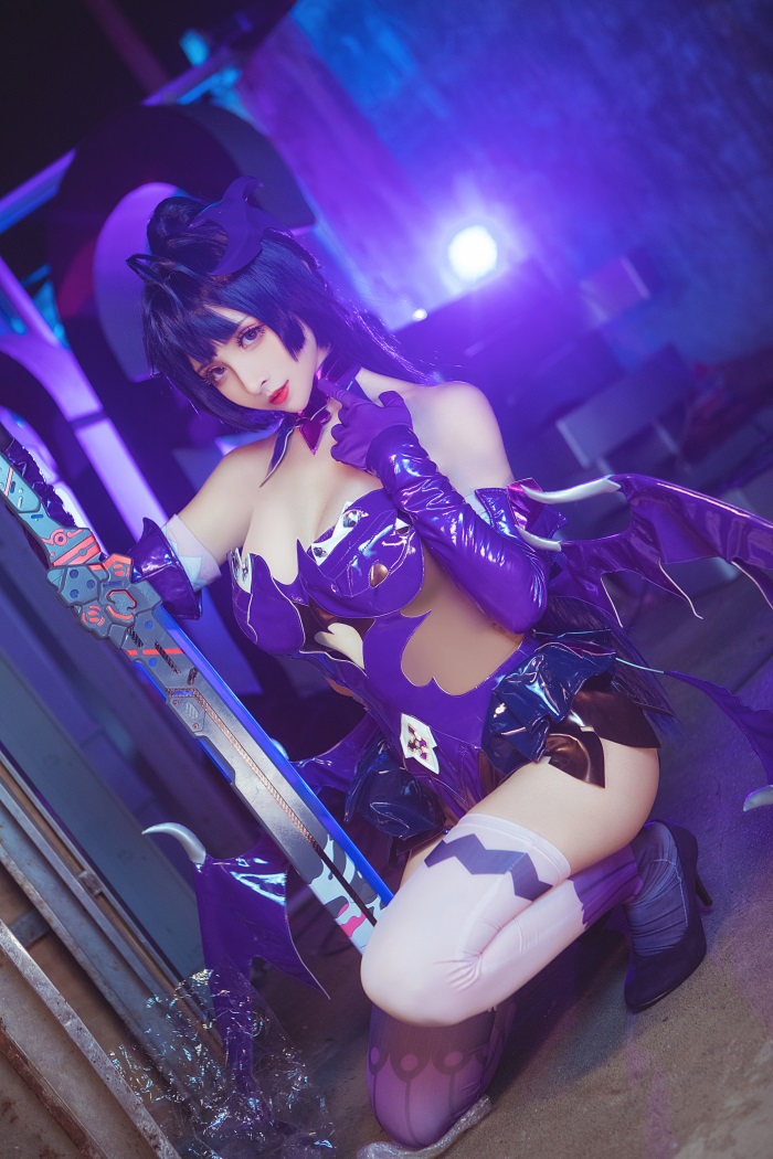 知名动漫Coser@rioko凉凉子 魅魔芽衣 [22P/697MB] 网红写真-第1张