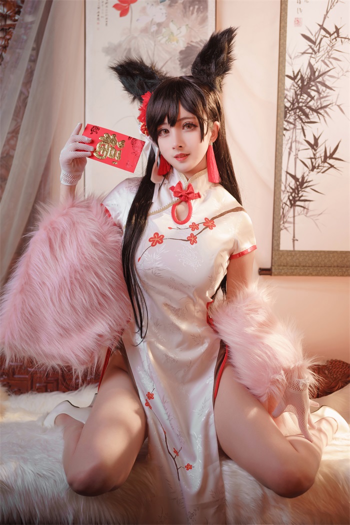 知名动漫Coser@rioko凉凉子 爱宕旗袍 [20P/266MB] 网红写真-第1张