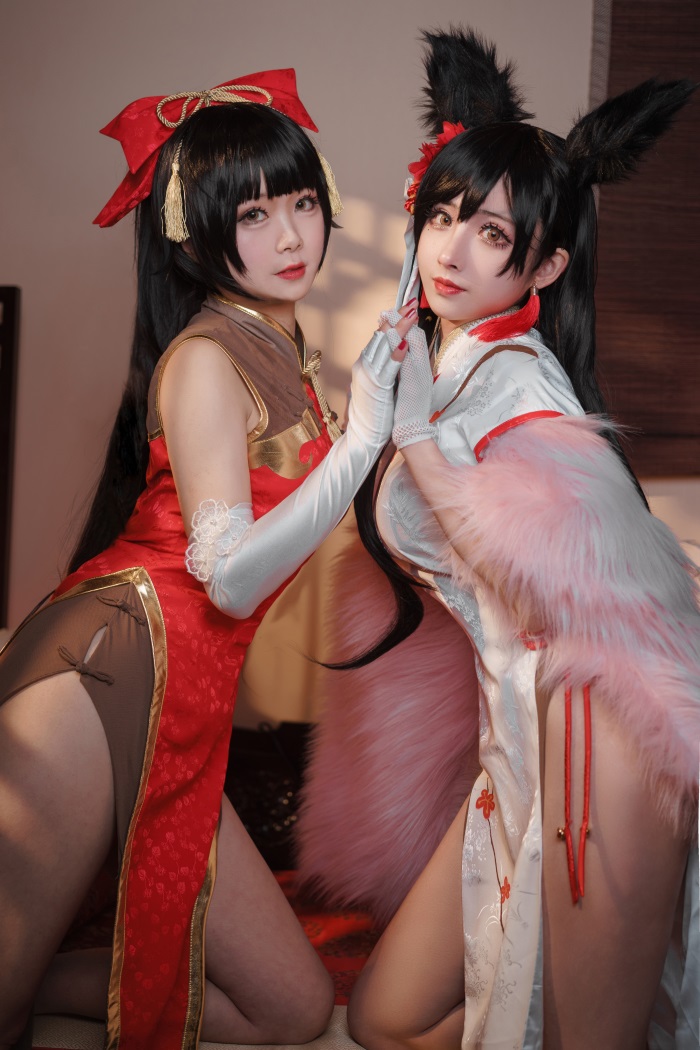 知名动漫Coser@rioko凉凉子 爱宕旗袍 [20P/266MB] 网红写真-第2张