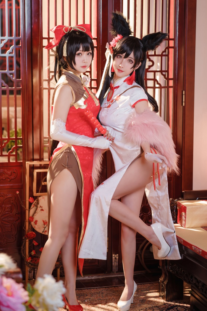 知名动漫Coser@rioko凉凉子 爱宕旗袍 [20P/266MB] 网红写真-第3张