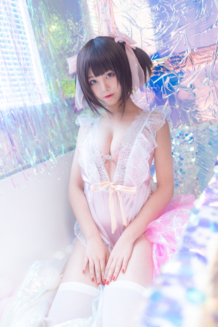 知名动漫博主@蜜汁猫裘 粉色私房 [14P/201MB] 网红写真-第4张