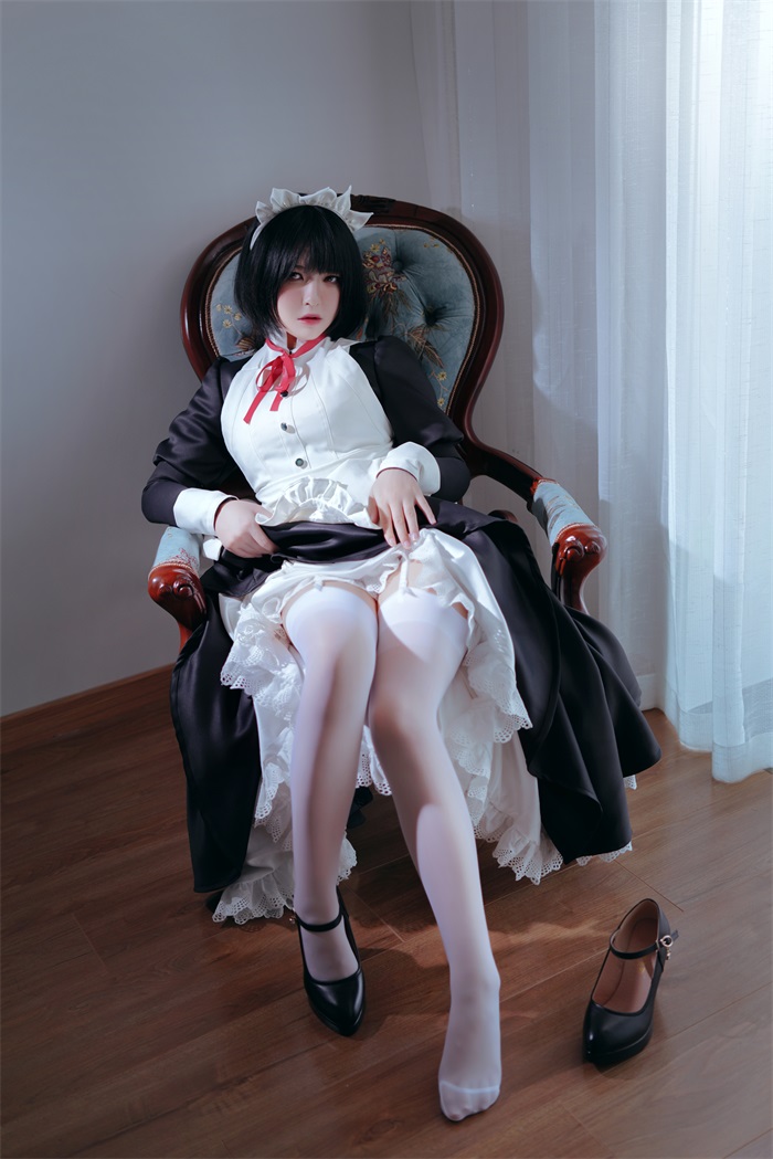 微博人气Coser@半半子 - 嫌パン メイド [60P/2V/308MB] 网红写真-第2张