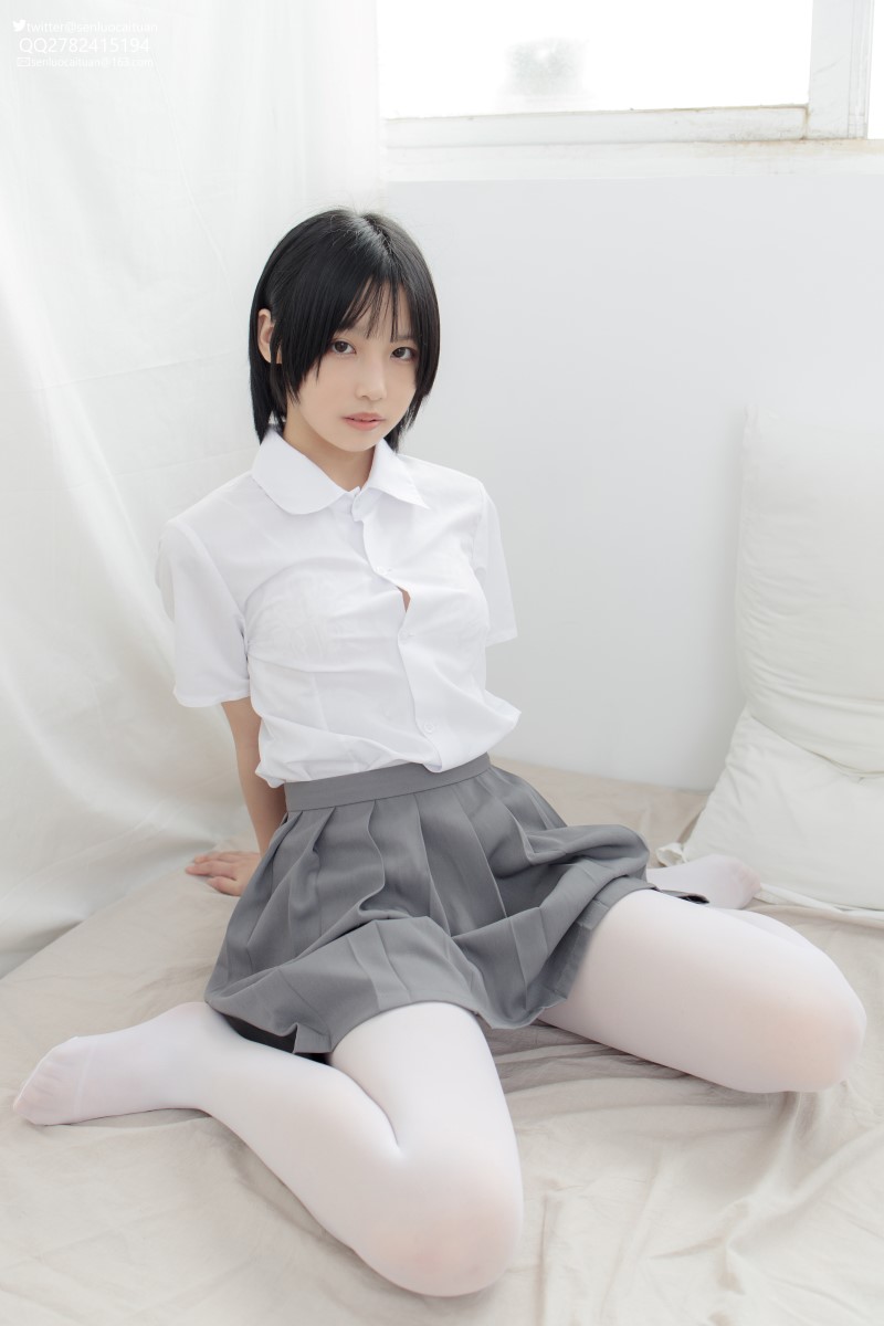 森萝财团写真 JKFUN-GG-03 希晨《JK制服》[96P/1V/2.54G] JKFUN-第3张