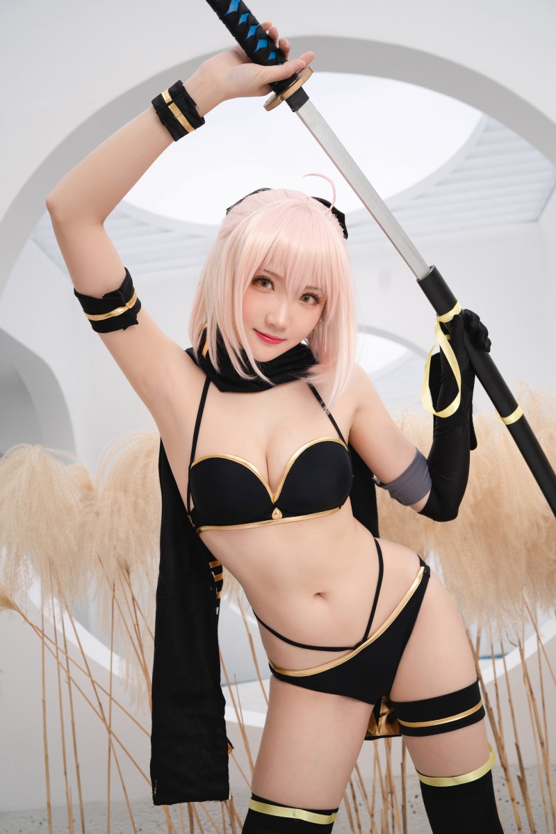 动漫Coser@瓜希酱 总司 水着 [24P/101MB] 网红写真-第2张