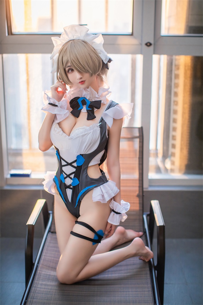 知名动漫Coser@rioko凉凉子 丽塔泳装 [28P/1V/380MB] 网红写真-第3张