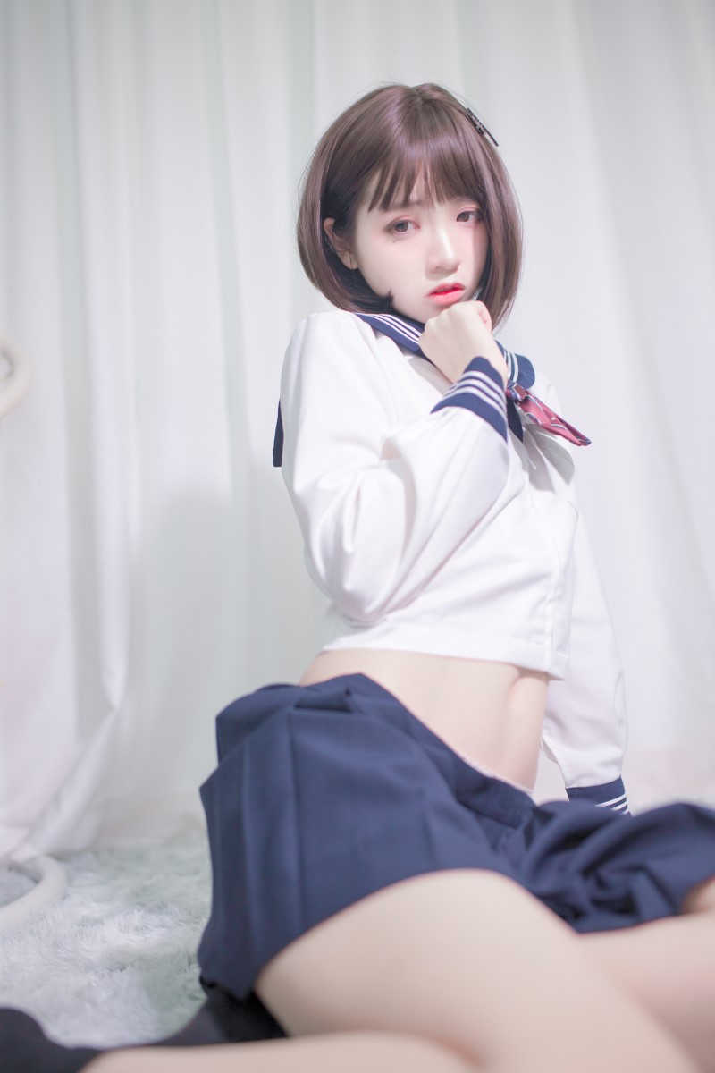 网红Coser@疯猫ss 居家JK [40P/550MB] 网红写真-第4张