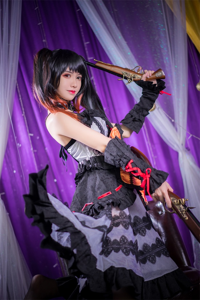 人气动漫Coser@鳗鱼霏儿 - 狂三系列 灵装 [11P/183MB] 网红写真-第2张