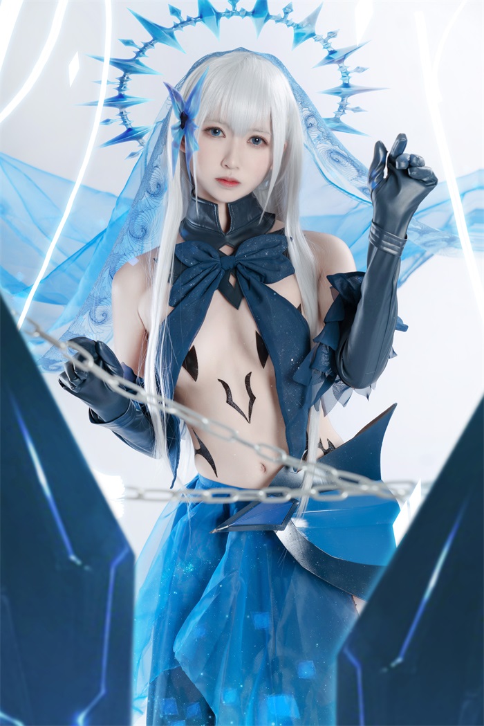 人气动漫Coser@鳗鱼霏儿 - 狂三系列折纸 [15P/74.5MB] 网红写真-第1张