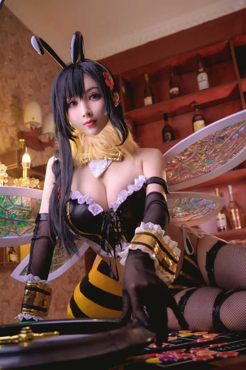 知名动漫Coser@rioko凉凉子 蒂法little bee [25P/502MB] 网红写真-第1张