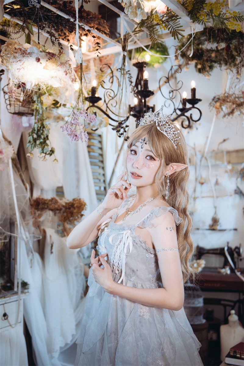 台湾Coser@ElyEE子 Ice Crystals Fairy [31P/114MB] 网红写真-第2张