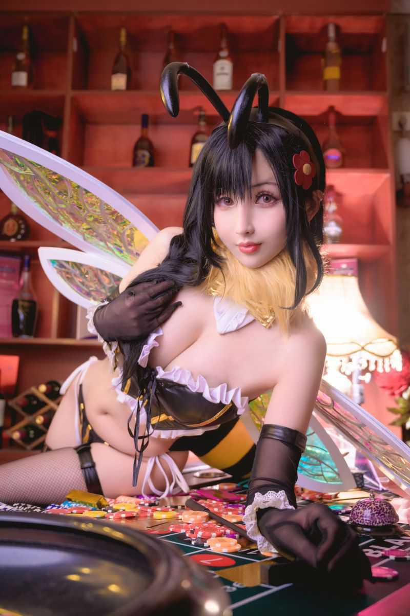 知名动漫Coser@rioko凉凉子 蒂法little bee [25P/502MB] 网红写真-第2张