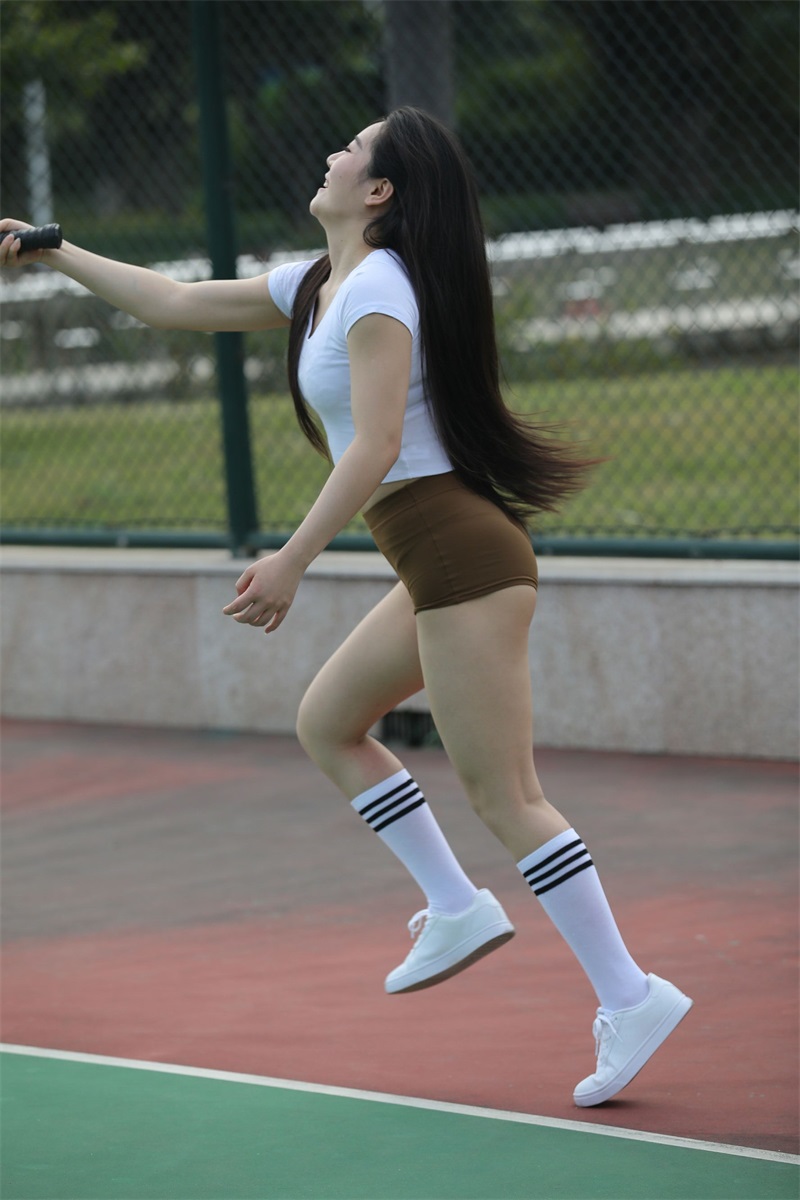 精选街拍 No.126 棕色短裤运动的小姐姐 [307P/228MB] 其它写真-第4张