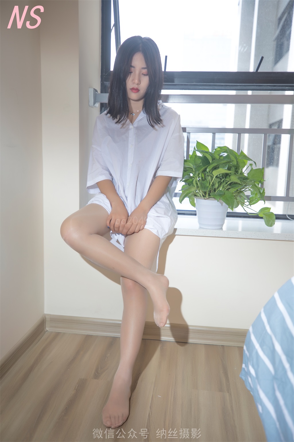 [NS纳丝摄影] NO.123 白衬衫少女的薄肉丝 [93P-583M] 其它写真-第2张