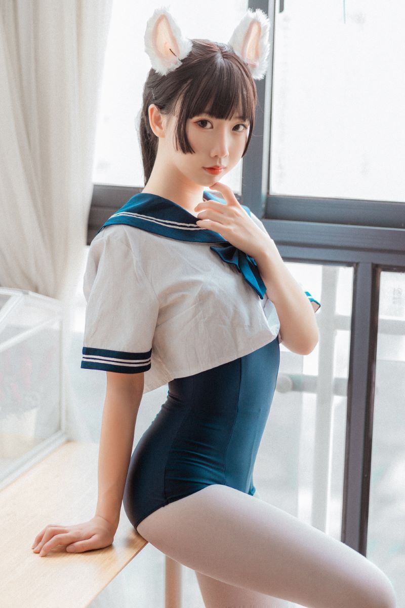 网红Coser@面饼仙儿 水手服 死库水 [35P/291MB] 网红写真-第1张