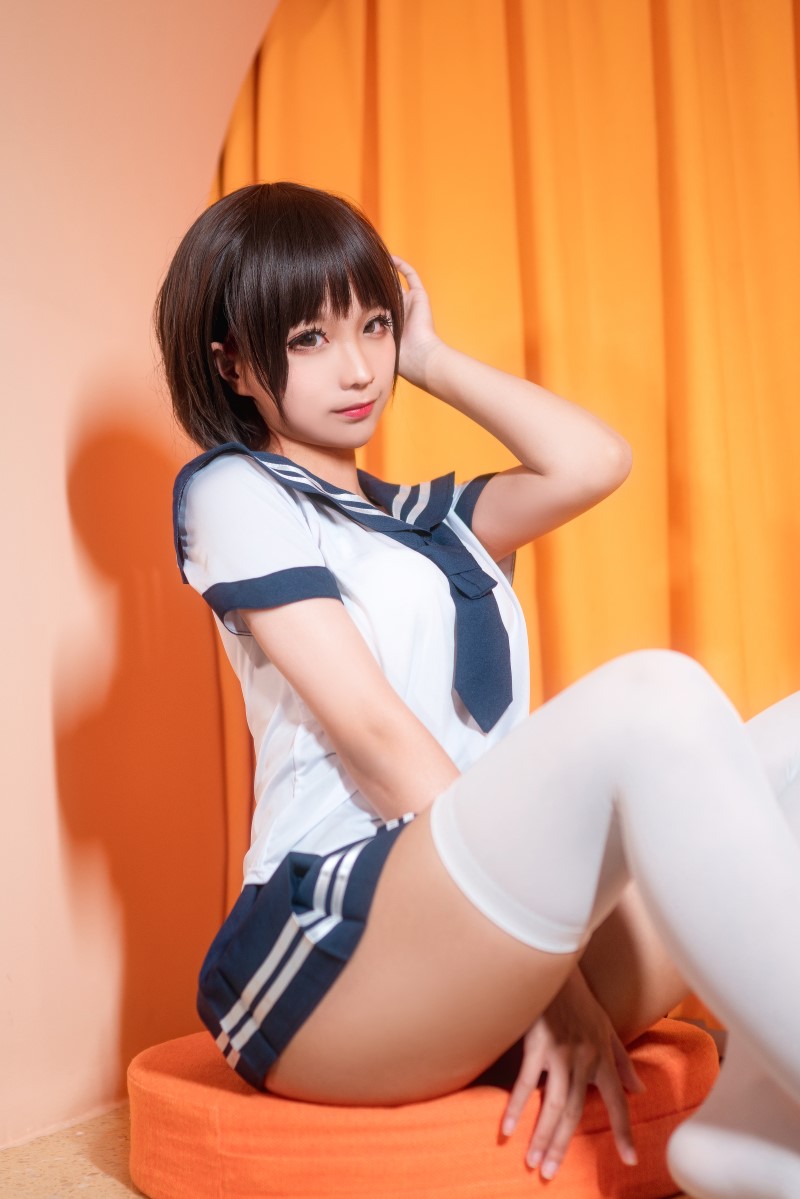 网红Coser@蠢沫沫 学生服 [42P/478MB] 网红写真-第2张