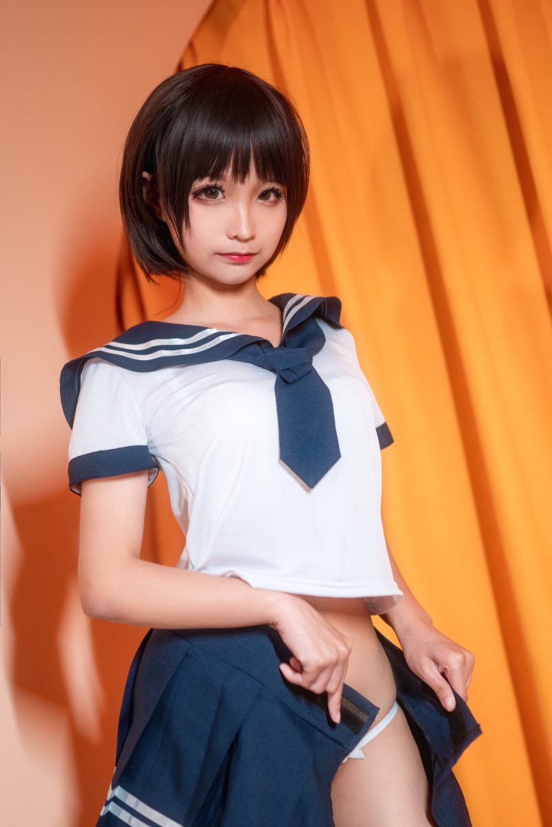 网红Coser@蠢沫沫 学生服 [42P/478MB] 网红写真-第3张