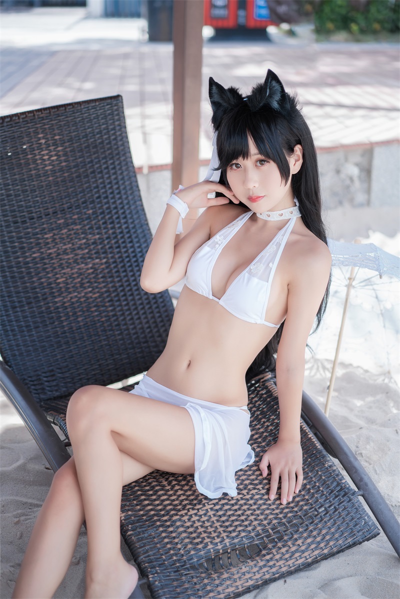 网红Coser@萌芽儿o0 爱宕泳装 [30P/208MB] 网红写真-第3张