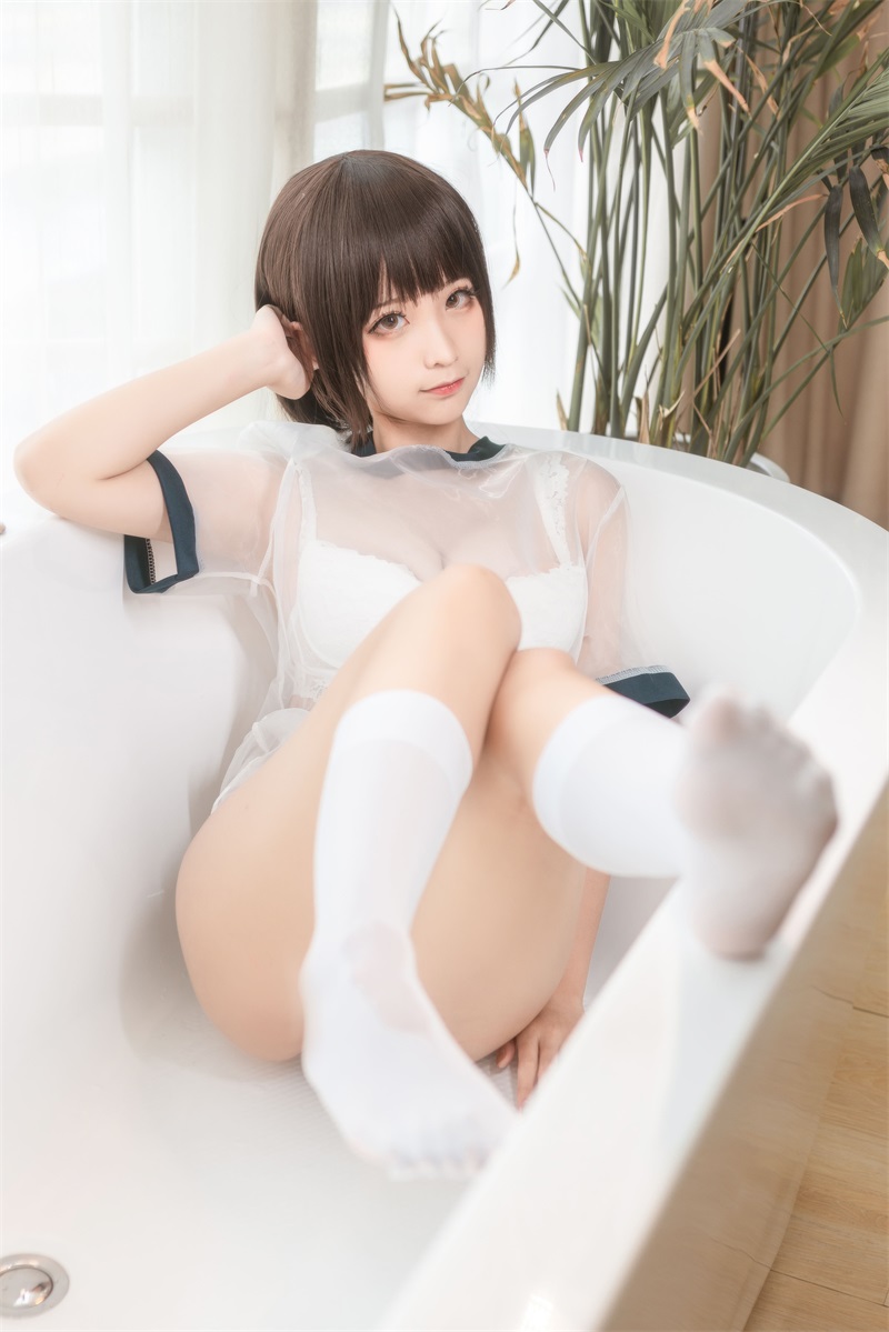 网红Coser@蠢沫沫 透明体操服 [40P/260MB] 网红写真-第3张