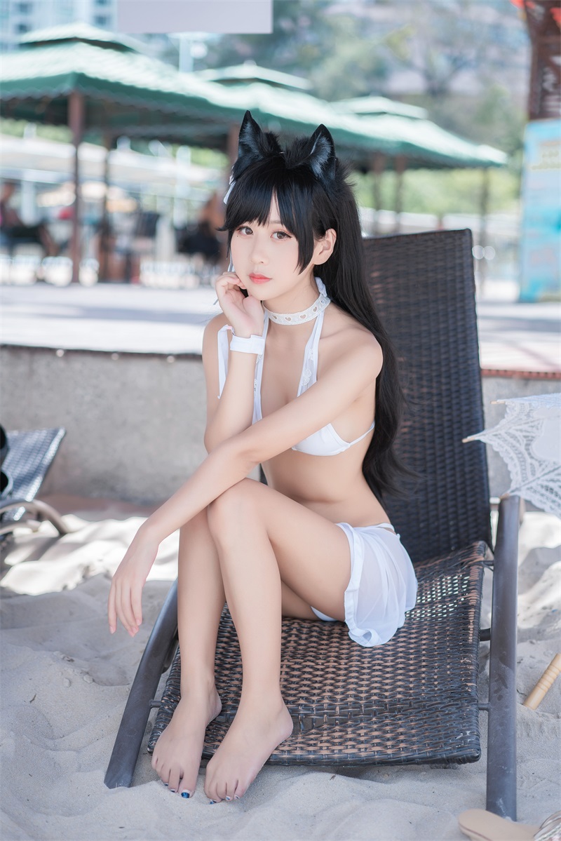 网红Coser@萌芽儿o0 爱宕泳装 [30P/208MB] 网红写真-第2张