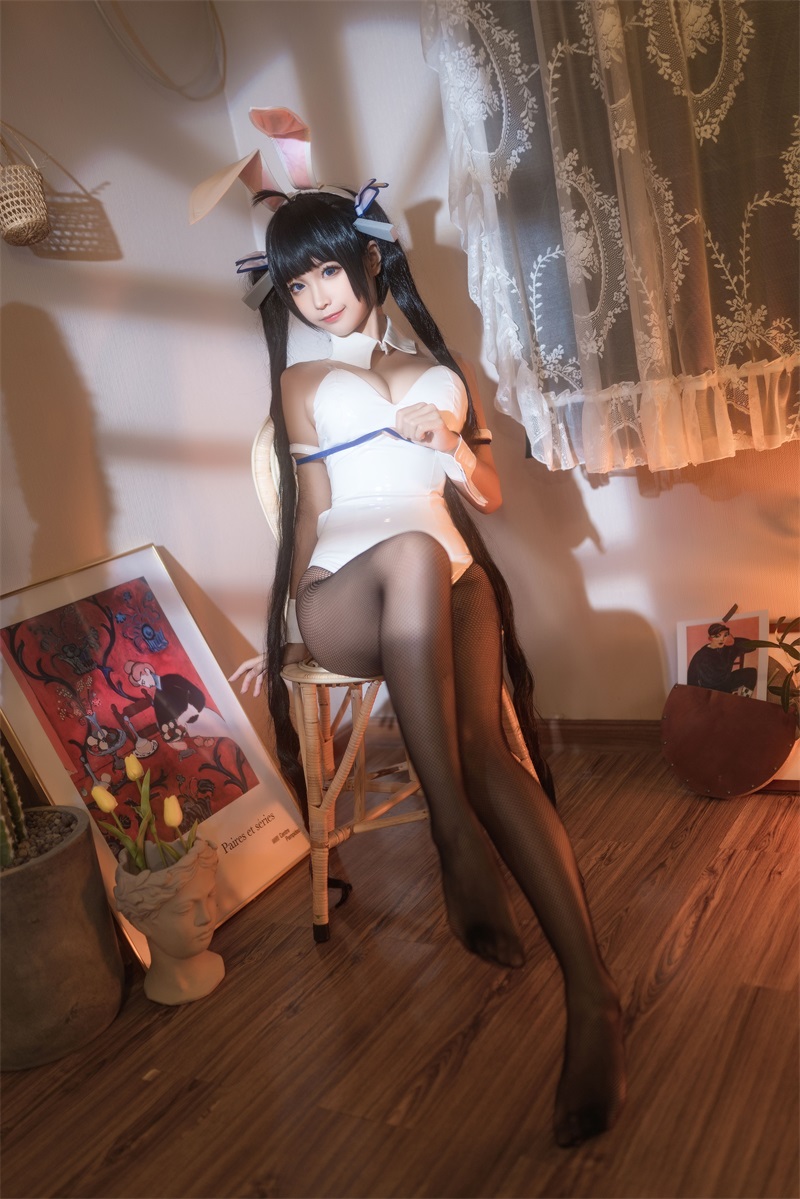 网红Coser@蠢沫沫 赫斯提亚兔女郎 [40P/498MB] 网红写真-第3张