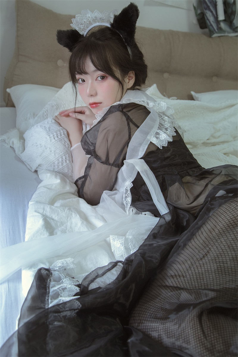 网红Coser@Fushii_海堂 女仆图包 [30P/48MB] 网红写真-第2张