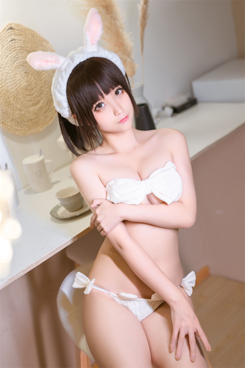 网红Coser@蠢沫沫 蝴蝶结内衣 [40P/387MB] 网红写真-第2张