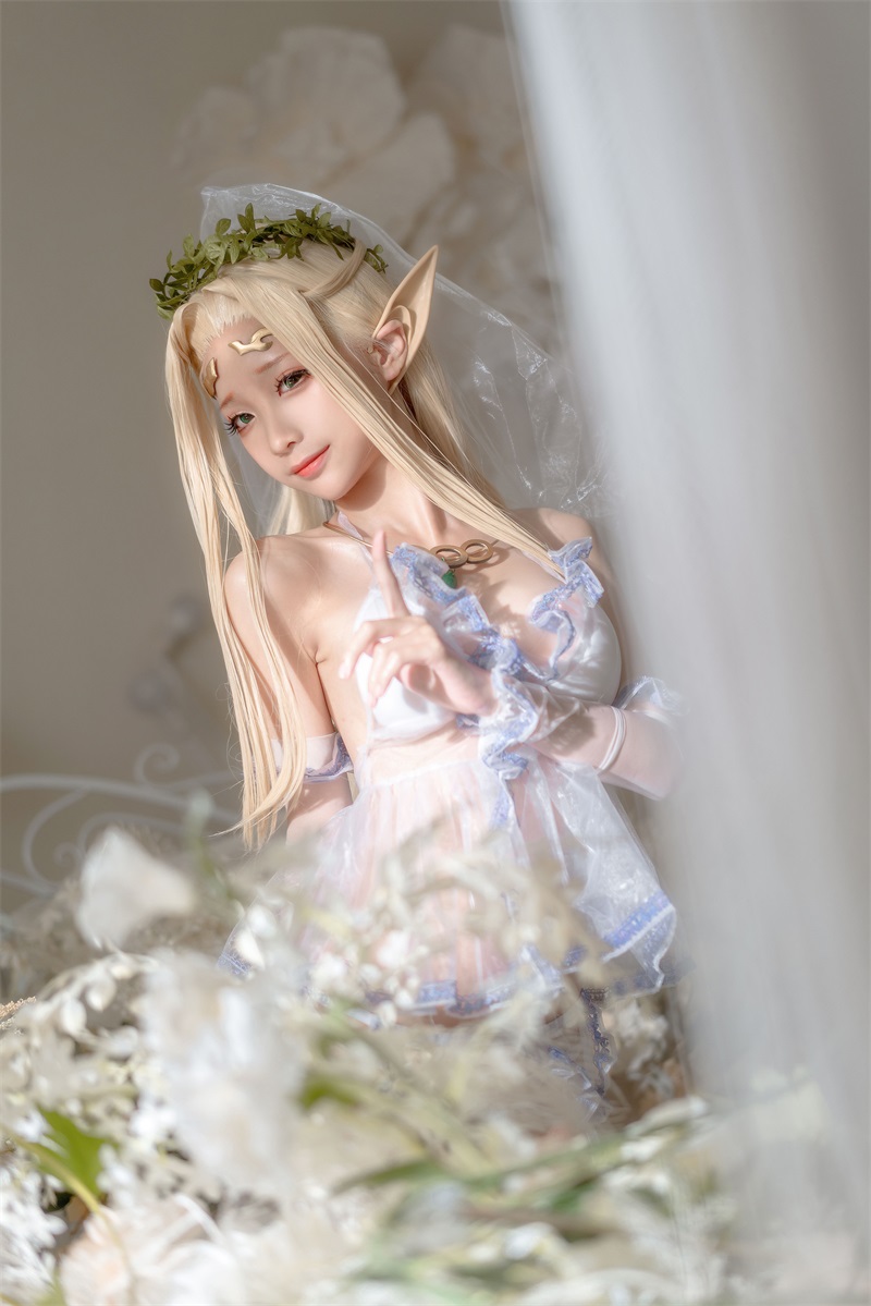 网红Coser@蠢沫沫 白精灵 [147P/1.7GB] 网红写真-第2张