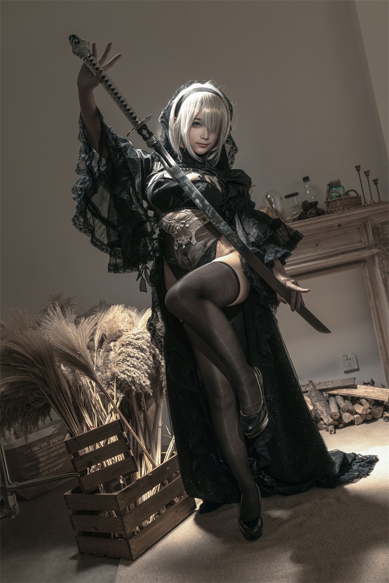 网红Coser@蠢沫沫 尼尔纪元 黑花嫁 [20P/236MB] 网红写真-第2张