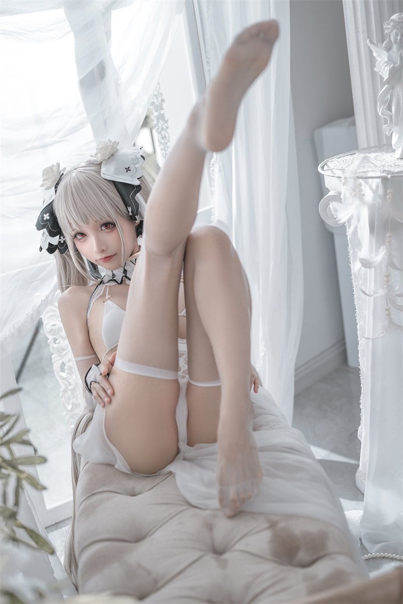 网红Coser@蠢沫沫 可畏 婚纱 [57P/576MB] 网红写真-第4张