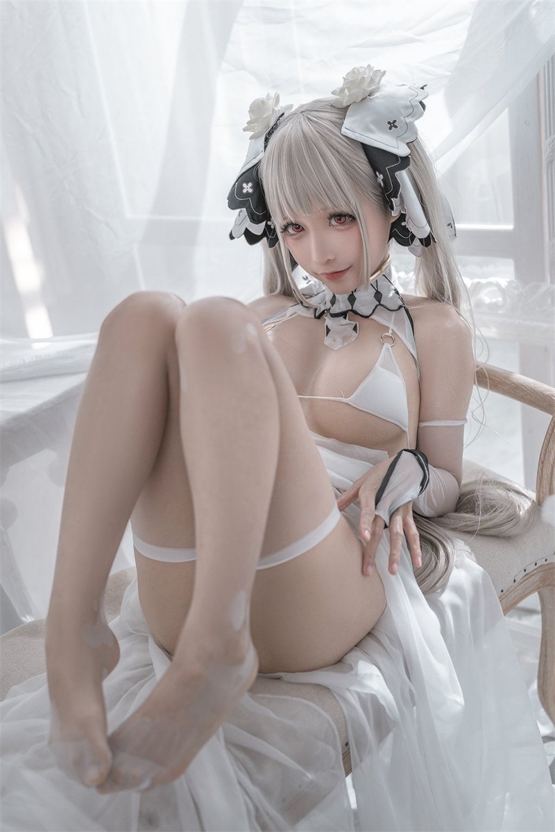网红Coser@蠢沫沫 可畏 婚纱 [57P/576MB] 网红写真-第3张