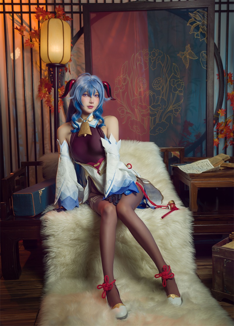 网红Coser@阿包也是兔娘 原神 甘雨 [30P/374MB] 网红写真-第1张