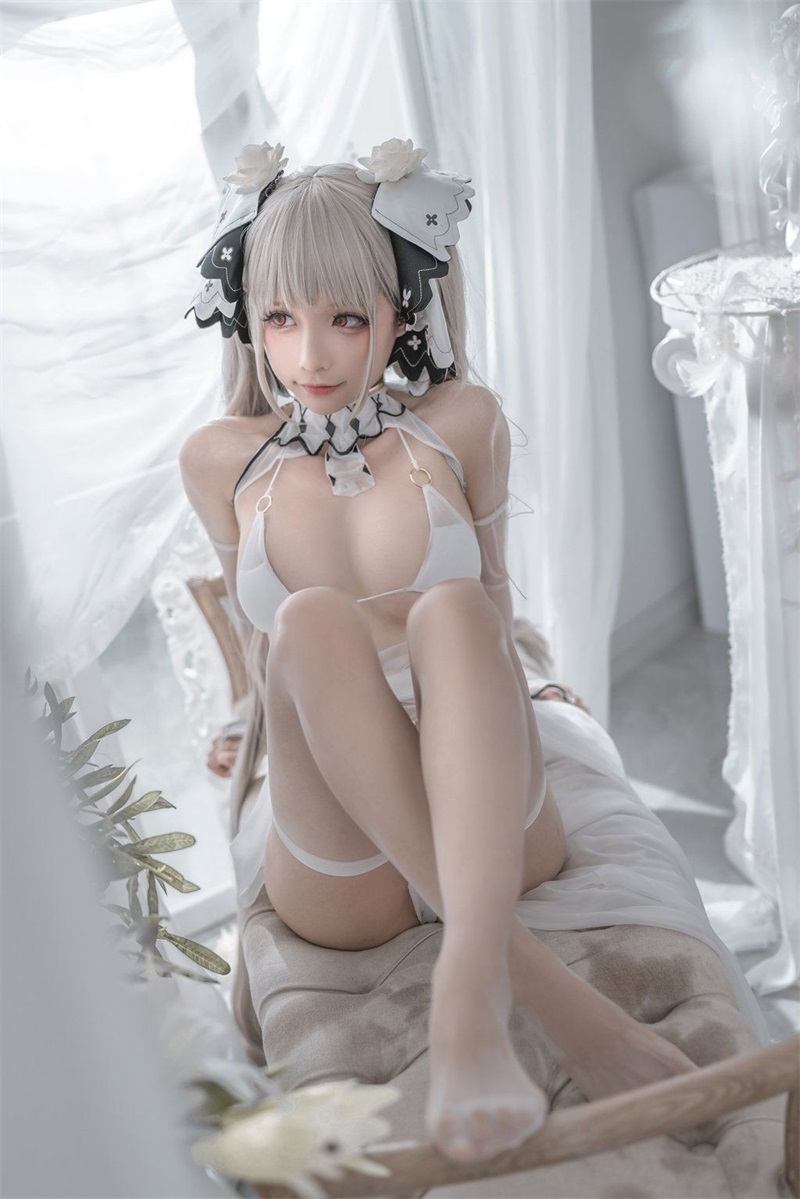 网红Coser@蠢沫沫 可畏 婚纱 [57P/576MB] 网红写真-第1张