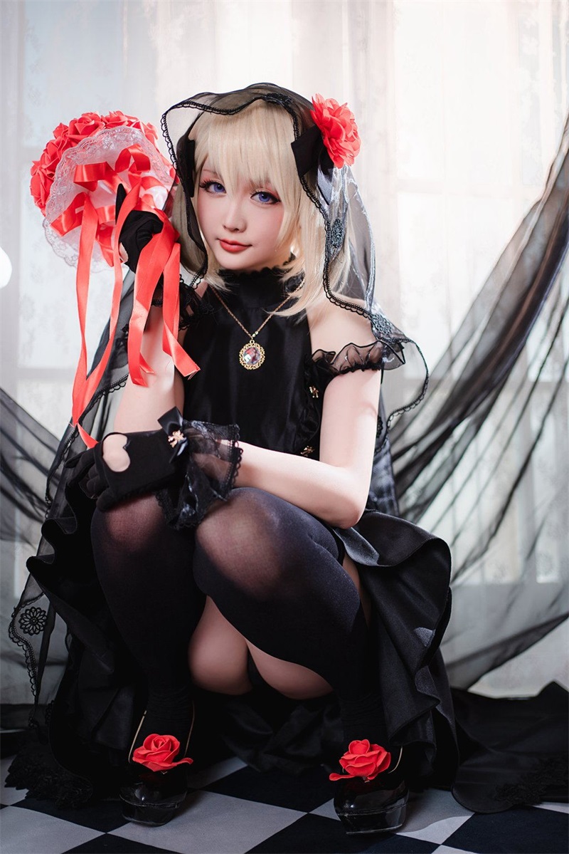 网红Coser@星之迟迟 斯卡哈同人 [150P/1.75GB] 网红写真-第1张