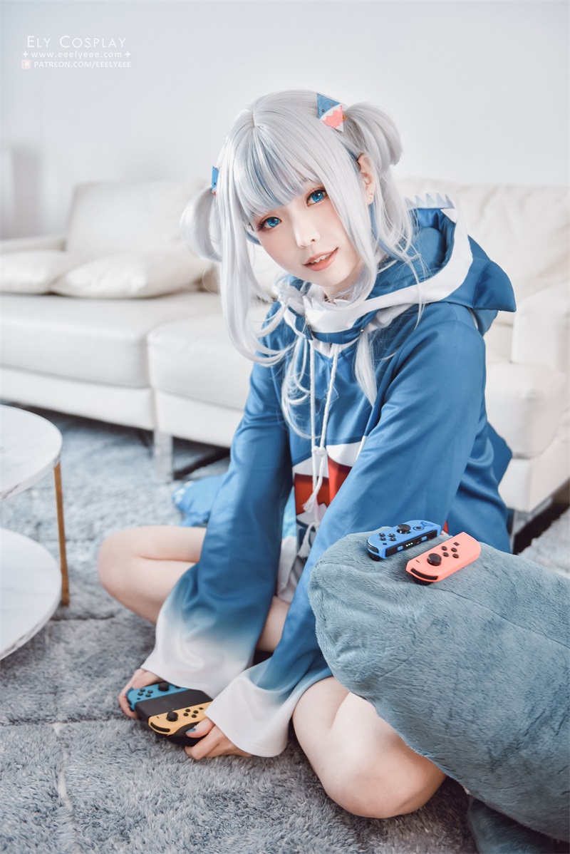 台湾Coser@ElyEE子 Gawr Gura [44P/57MB] 网红写真-第4张