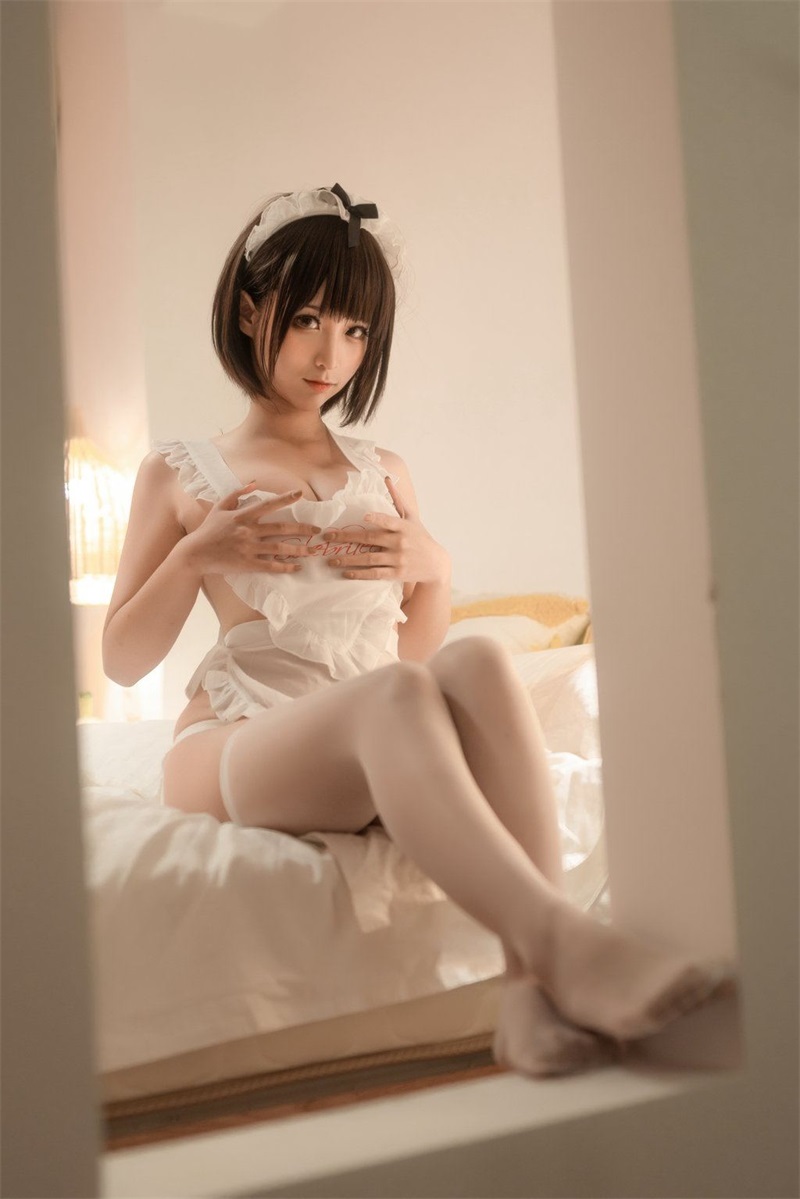 网红Coser@蠢沫沫 爱心围裙 [50P/369MB] 网红写真-第3张